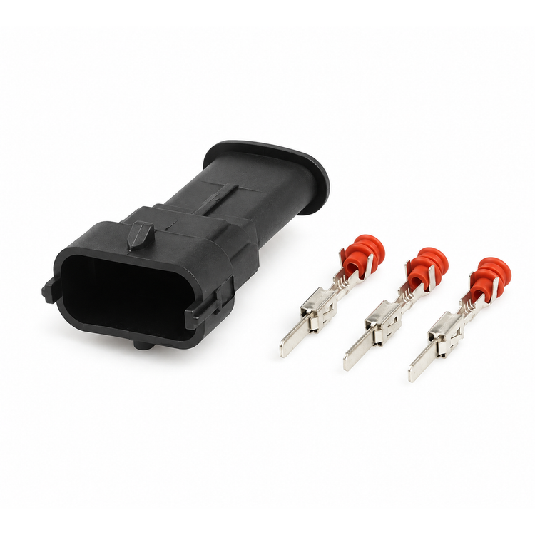 3 Pin Pin for Bosch Common Rail Diesel Injector Plug Connectors Kit Male Female 1928403110 – Y17.O/M+F3pin – image 3