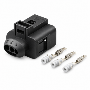 3 Pin Temp Sensor Plug Valve Connectors Set for VW 1J0973703 + 1J0973803 – Y18.B/M+F/3pin – image 4