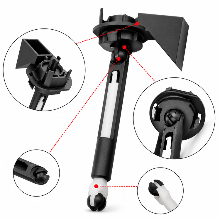 Bonnet Release Lock Latch Catch Repair Set for Ford Focus MK2 2004-2012 1355231 – Y186/keyBarrel – image 3