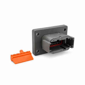 Deutsch DTM04-12PA- L012 - 12 Pin Male DTM Series Connector with Welded Flange – Y195/DTMflange12pin – image 2