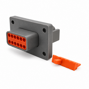 Deutsch DTM04-12PA- L012 - 12 Pin Male DTM Series Connector with Welded Flange – Y195/DTMflange12pin – image 3