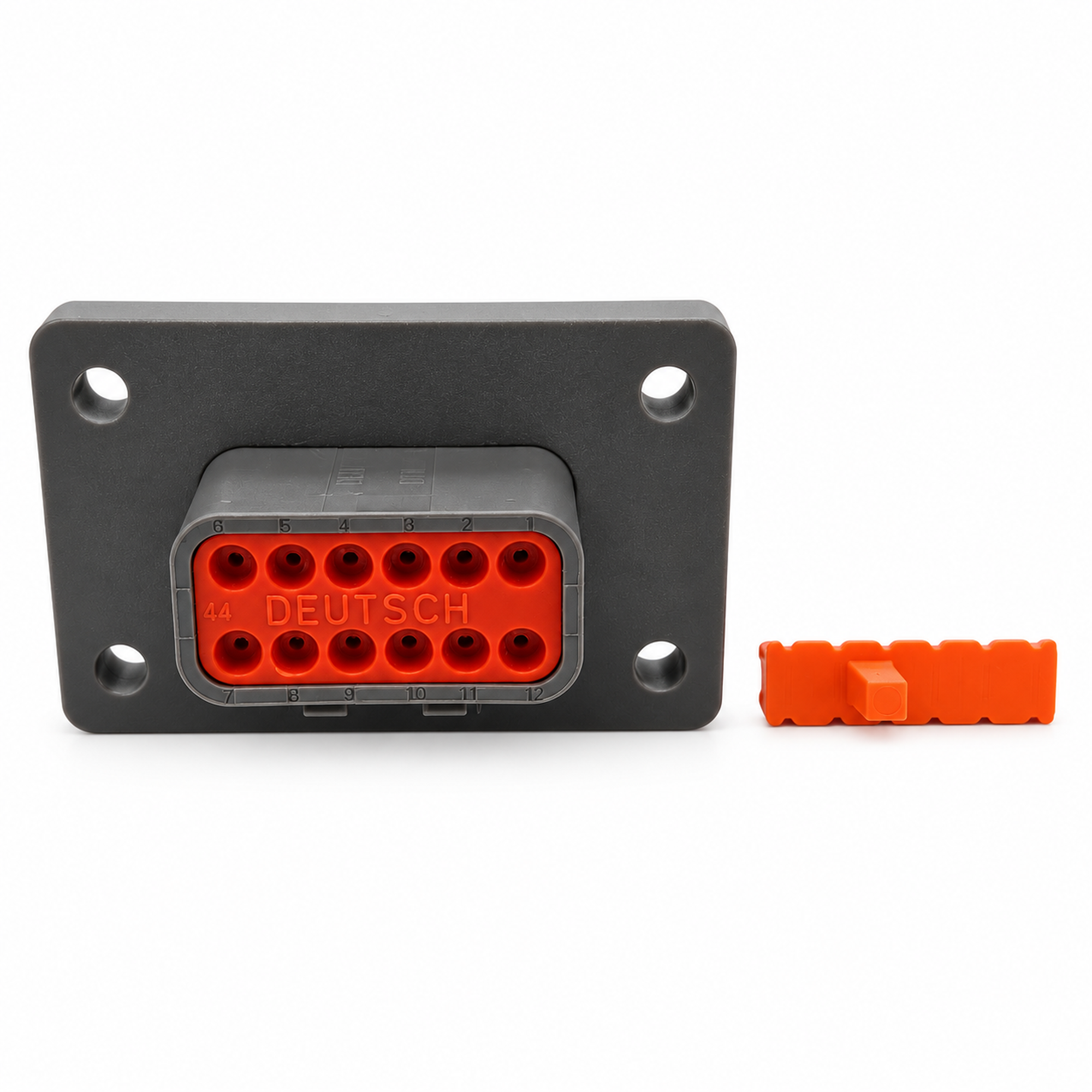 Deutsch DTM04-12PA- L012 - 12 Pin Male DTM Series Connector with Welded Flange – Y195/DTMflange12pin – image 6