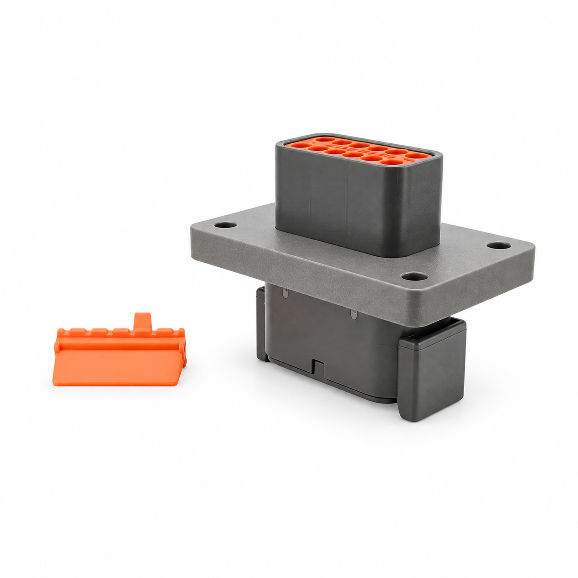 Deutsch DTM04-12PA- L012 - 12 Pin Male DTM Series Connector with Welded Flange – Y195/DTMflange12pin – image 7