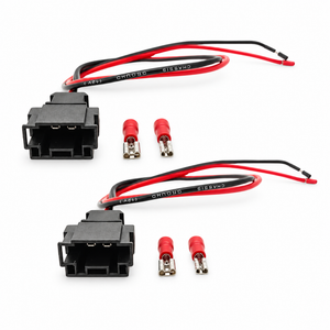 2pcs 2 Pin BMW 3 Series E46 1998-2006 Front Car Speaker Adaptor Plug Cable Connectors – Y201/bmw-cables2pcs – image 2