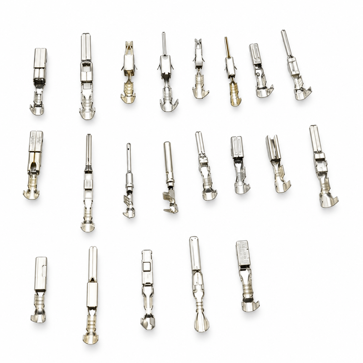 1/1.5/1.8/2.2/2.8/3.5mm Male Female Car Crimping Terminal Pin Fits VW Tyco AMP (10pcs)