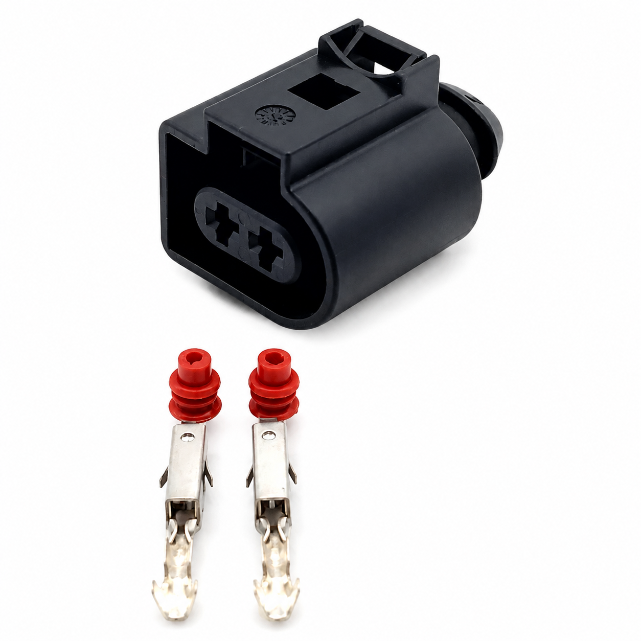 2 Pin Electrical Female Connector Plug 2.8mm for VW 1J0973722