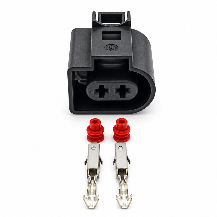 2 Pin Electrical Female Connector Plug 2.8mm for VW 1J0973722 – Y222/BIN/i4.Y – image 2