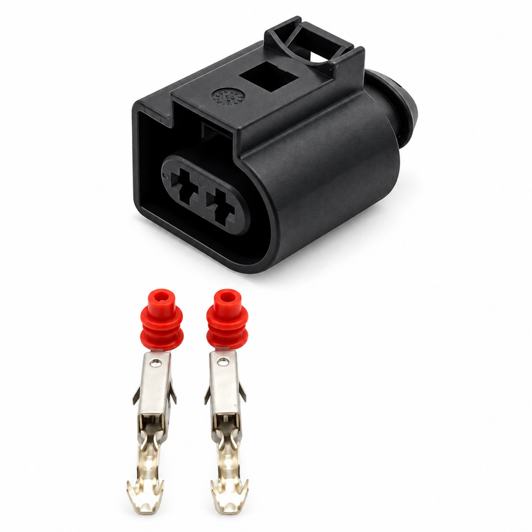 2 Pin Electrical Female Connector Plug 2.8mm for VW 1J0973722 – Y222/BIN/i4.Y – image 8
