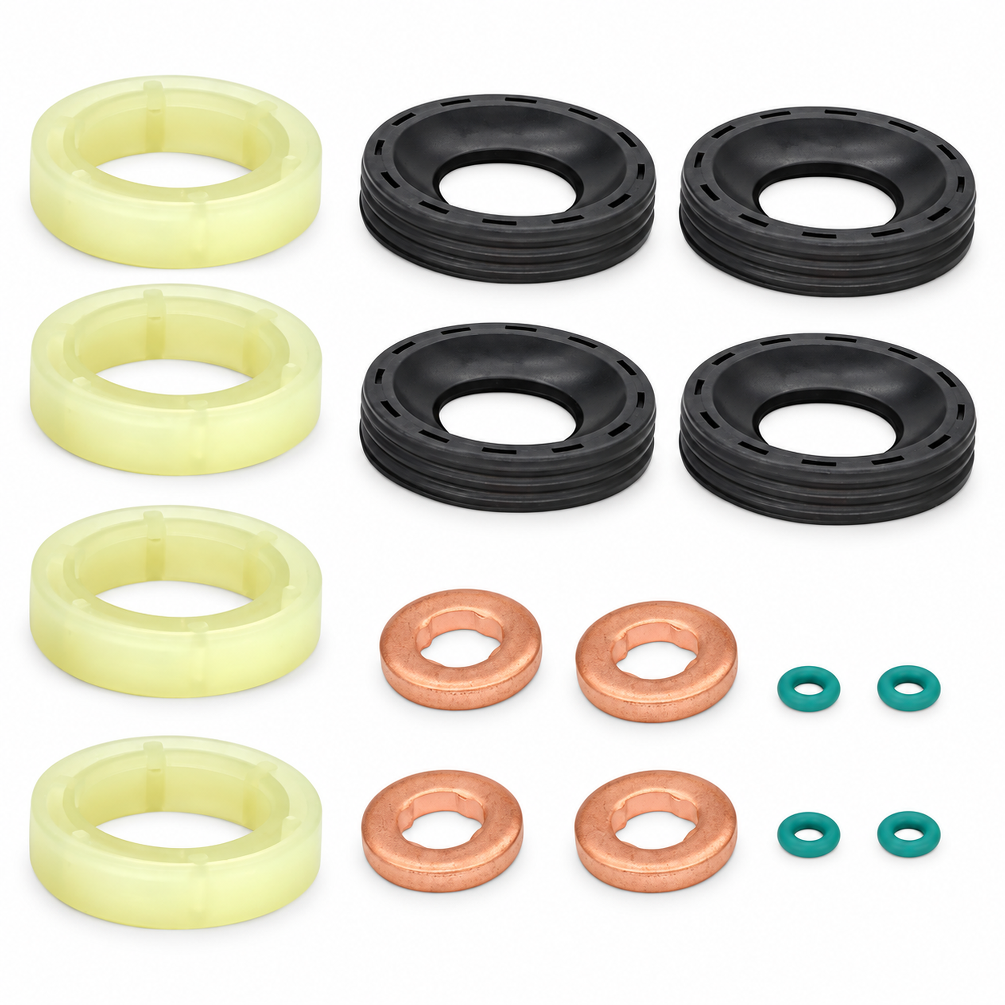 Seal Washer Oring Kit For Fuel Injector For Ford C-Max Focus Fiesta 1.6 Tdci – Y227/InjectSealsKit – image 2