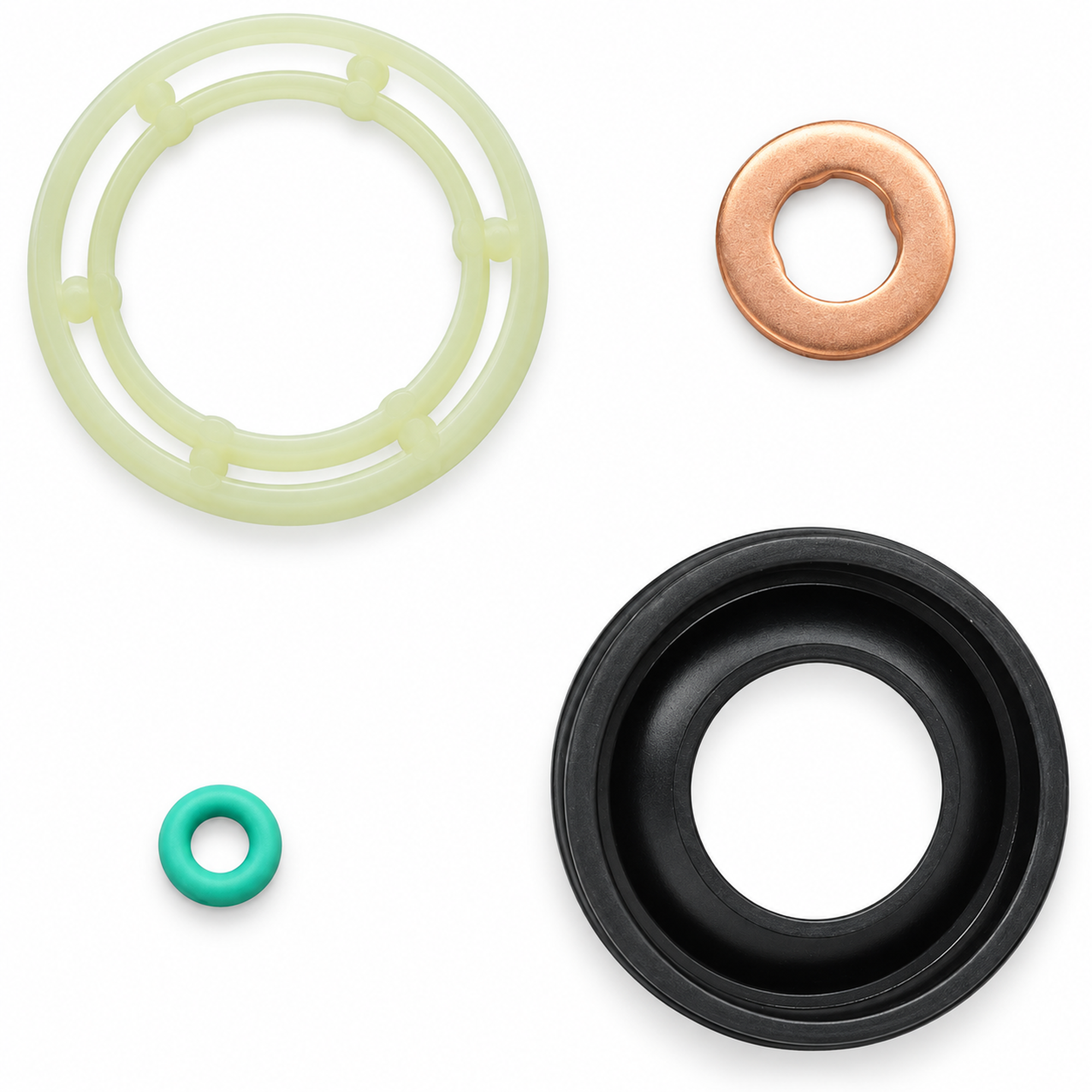 Seal Washer Oring Kit For Fuel Injector For Ford C-Max Focus Fiesta 1.6 Tdci – Y227/InjectSealsKit – image 4