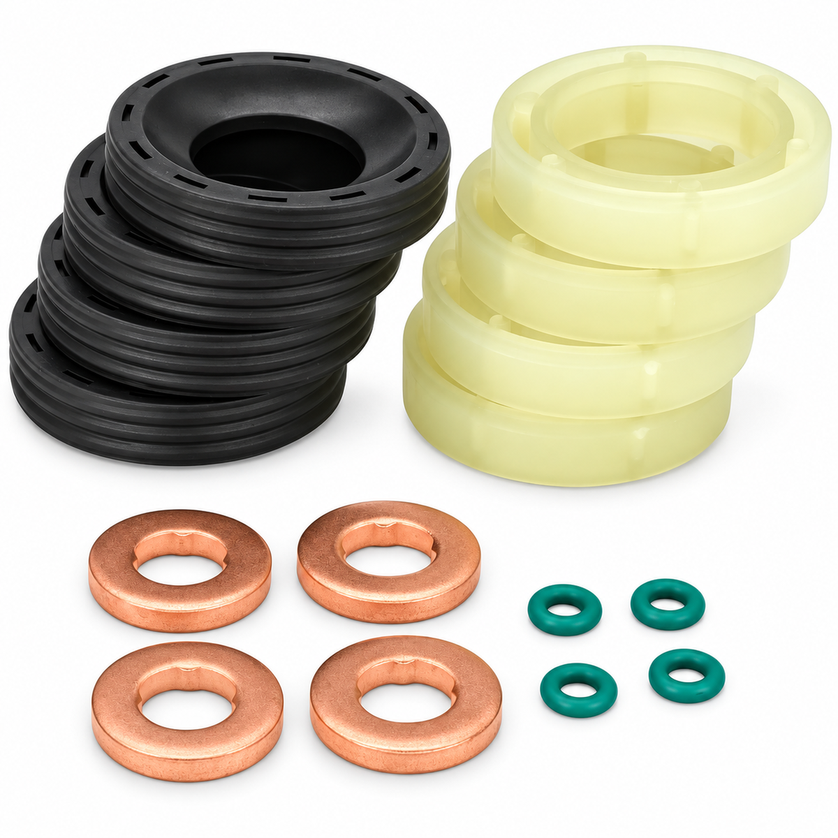 Seal Washer Oring Kit For Fuel Injector For Ford C-Max Focus Fiesta 1.6 Tdci – Y227/InjectSealsKit – image 6