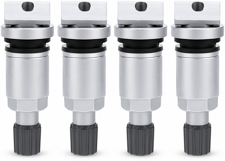 4pcs Clamp-in Car Tyre Pressure Monitoring Sensor Valve Stems for BMW 1 2 3 4 X1 X5 X6 i3
