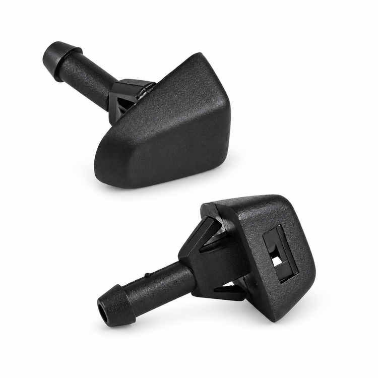 2X For Volvo S40 S80 XC90 Windshield Wiper Jet Washer Nozzle Fan Shaped Water Spray