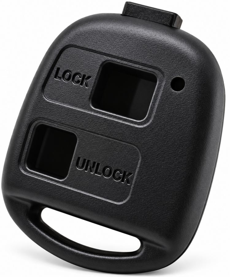 For Toyota 2 Button Key Fob Cover Replacement - Remote Car Key Case Shell Repair Kit for Avensis Yaris Corolla Camry RAV4 Echo Previa Tarago Prado