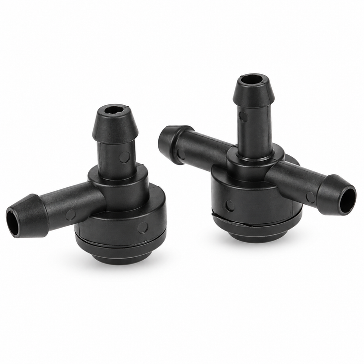 Pair of 2 Way (L) & 3 Way (T) Car Windshield Washer Check Valve Connectors - for Volvo C30, C70, S40, S60, S70, S80, V50, V70, XC60, XC70, and XC90-9178897 31391513 – Y273/AMZ-38/1T-1L/2pcSet – image 7