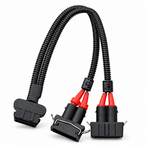 Car Horn Connector Pigtail Prewired Loom 44cm for VW – Y30.B/Loom-vw-1 – image 2