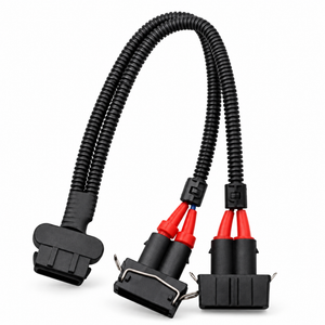 2 Pin Car Horn Speaker Pre-wired Connector Pigtail Harness Loom for VW Volkswagen – Y30.B/Loom-vw – image 2