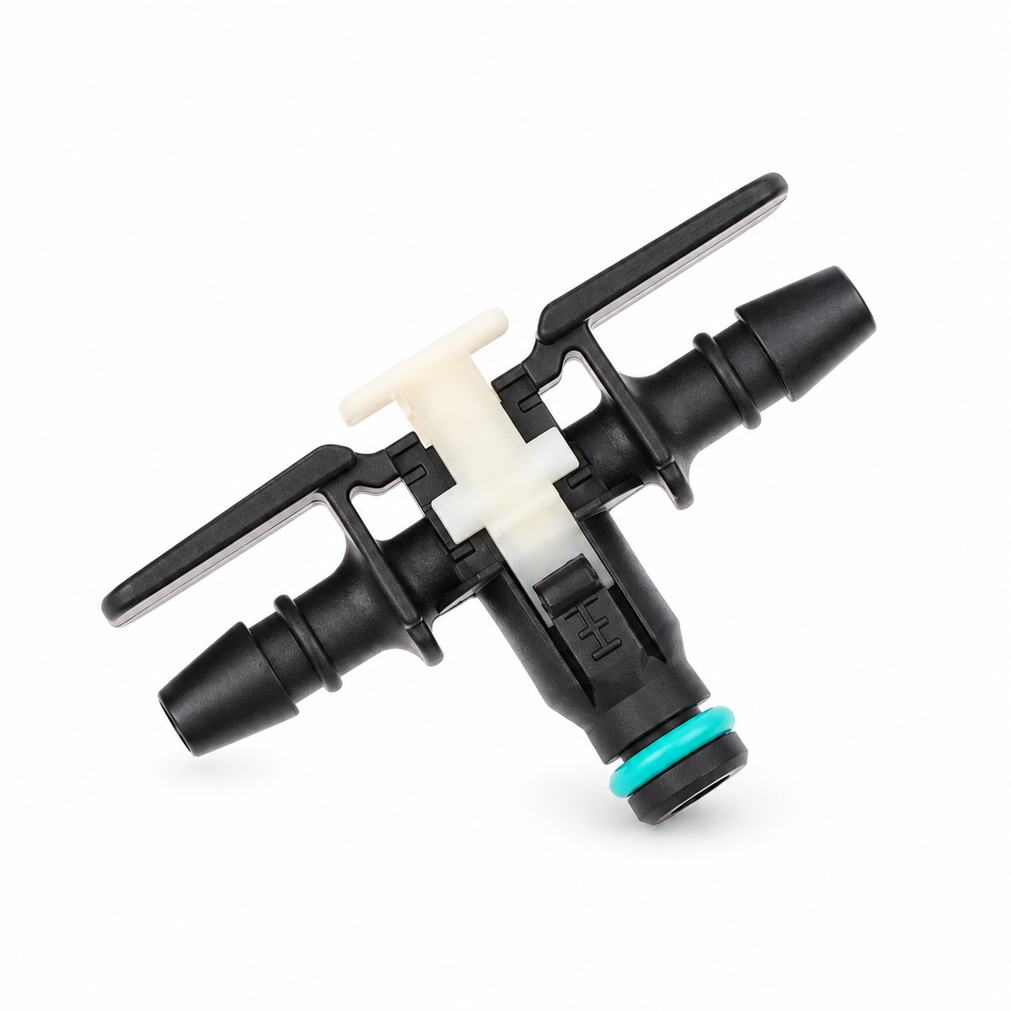 2 Way 180° Fuel Return Injector Leak Off Connector for Audi A3 2.0 TDI – Y314/H552-Tee – image 2