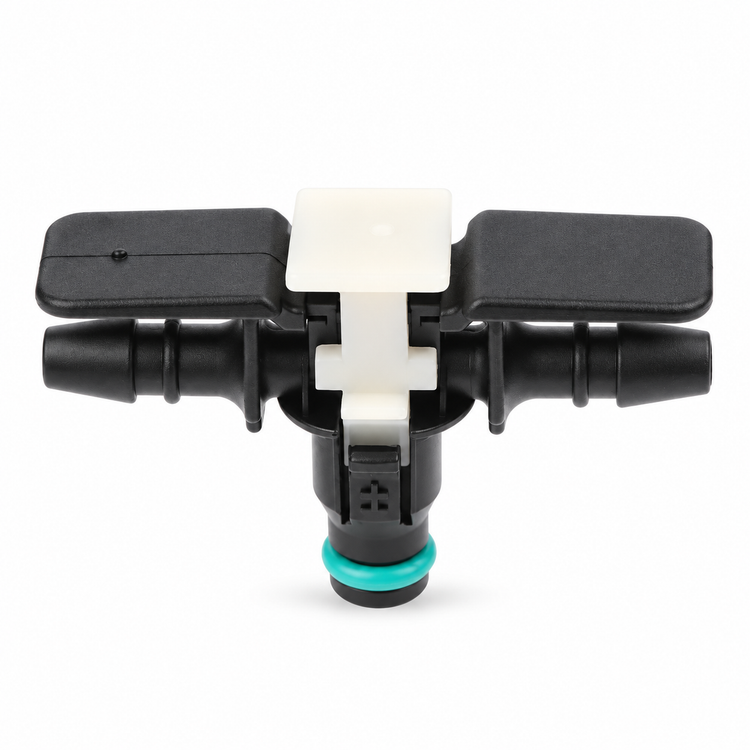 2 Way 180° Fuel Return Injector Leak Off Connector for Audi A3 2.0 TDI – Y314/H552-Tee – image 7