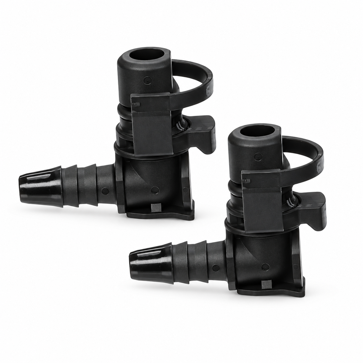 2pcs Petrol Water Housing Hose Pipe Connector 55354565 for Vauxhall Mokka 1.4