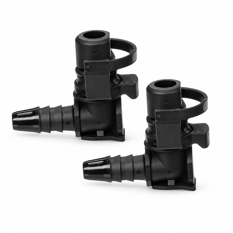 2pcs Petrol Water Housing Hose Pipe Connector 55354565 for Vauxhall Mokka 1.4