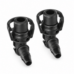 2pcs Petrol Water Housing Hose Pipe Connector 55354565 for Vauxhall Mokka 1.4 – Y329/KAZ/2pcs/B134/Lshape – image 2