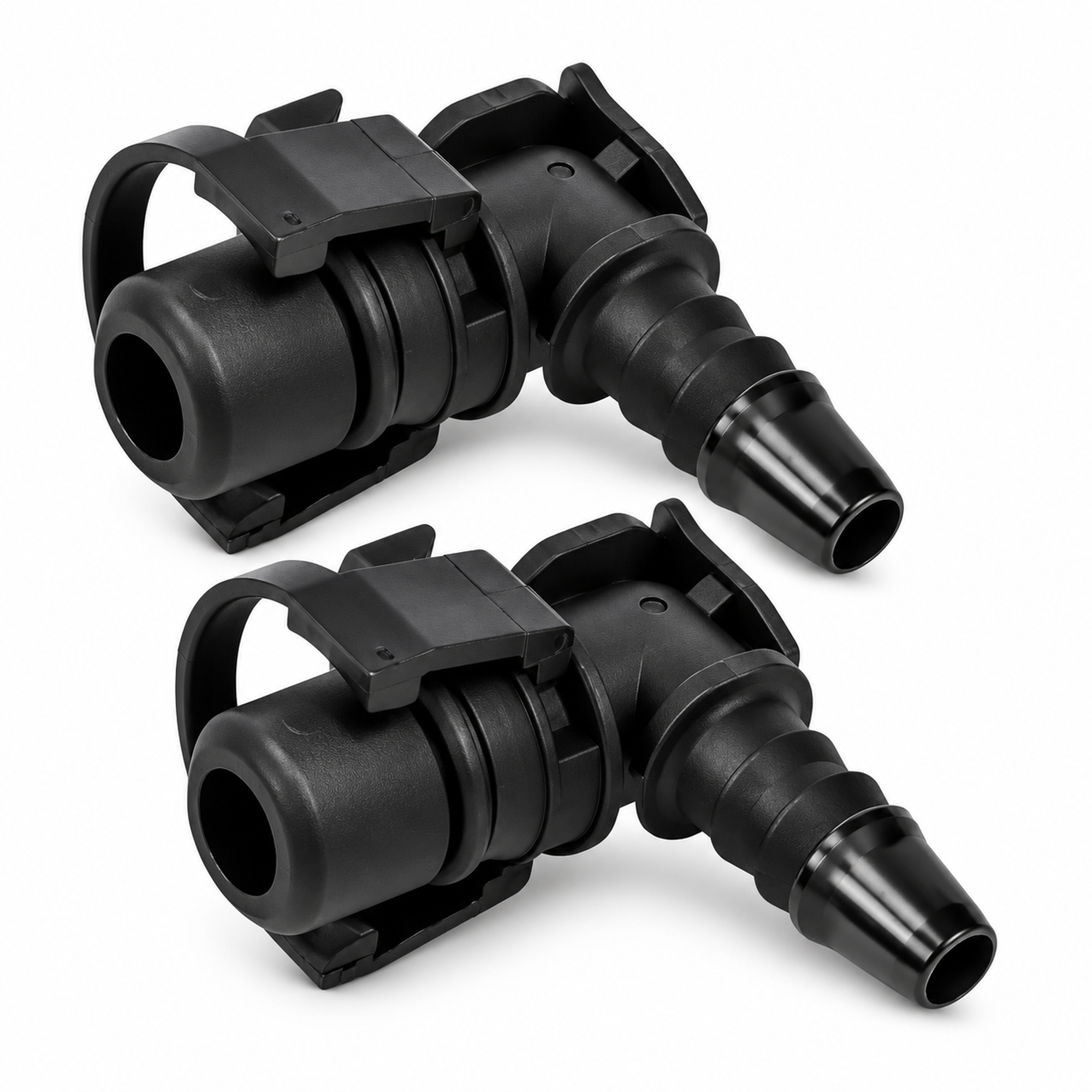 2pcs Petrol Water Housing Hose Pipe Connector 55354565 for Vauxhall Mokka 1.4 – Y329/KAZ/2pcs/B134/Lshape – image 4