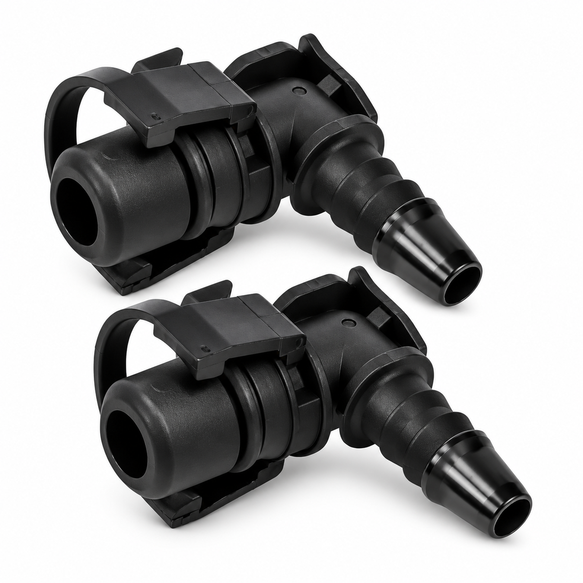 2pcs Petrol Water Housing Hose Pipe Connector 55354565 for Vauxhall Mokka 1.4 – Y329/KAZ/2pcs/B134/Lshape – image 4