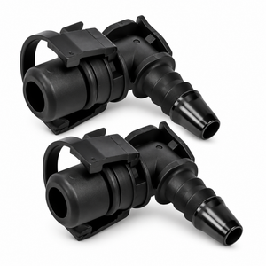2pcs Petrol Water Housing Hose Pipe Connector 55354565 for Vauxhall Mokka 1.4 – Y329/KAZ/2pcs/B134/Lshape – image 4