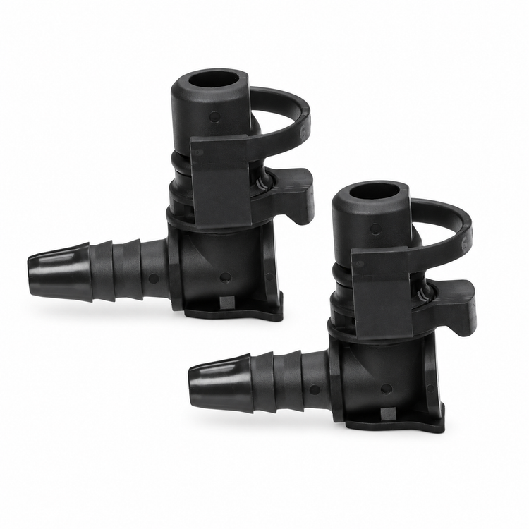 2pcs Petrol Water Housing Hose Pipe Connector 55354565 for Vauxhall Mokka 1.4 – Y329/KAZ/2pcs/B134/Lshape – image 5