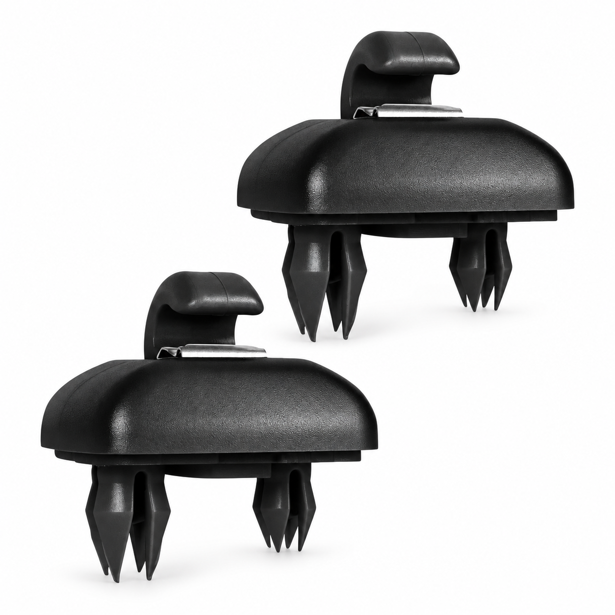 2pcs Sun Visor Clip Holder Hook for Audi A1 A3 A4 A5 Q3 Q5 TT Black 8U08575624PK