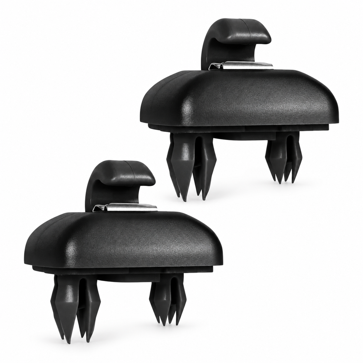 2pcs Sun Visor Clip Holder Hook for Audi A1 A3 A4 A5 Q3 Q5 TT Black 8U08575624PK