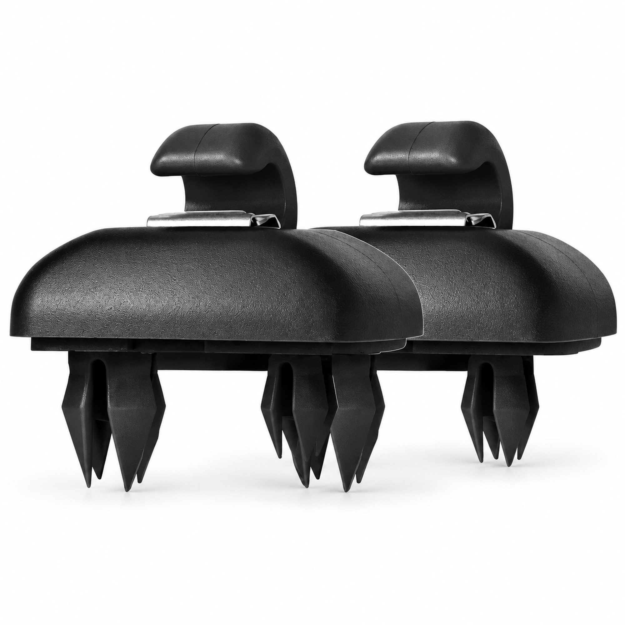 2pcs Sun Visor Clip Holder Hook for Audi A1 A3 A4 A5 Q3 Q5 TT Black 8U08575624PK – Y331/E234/2pcs-sunvisor – image 3