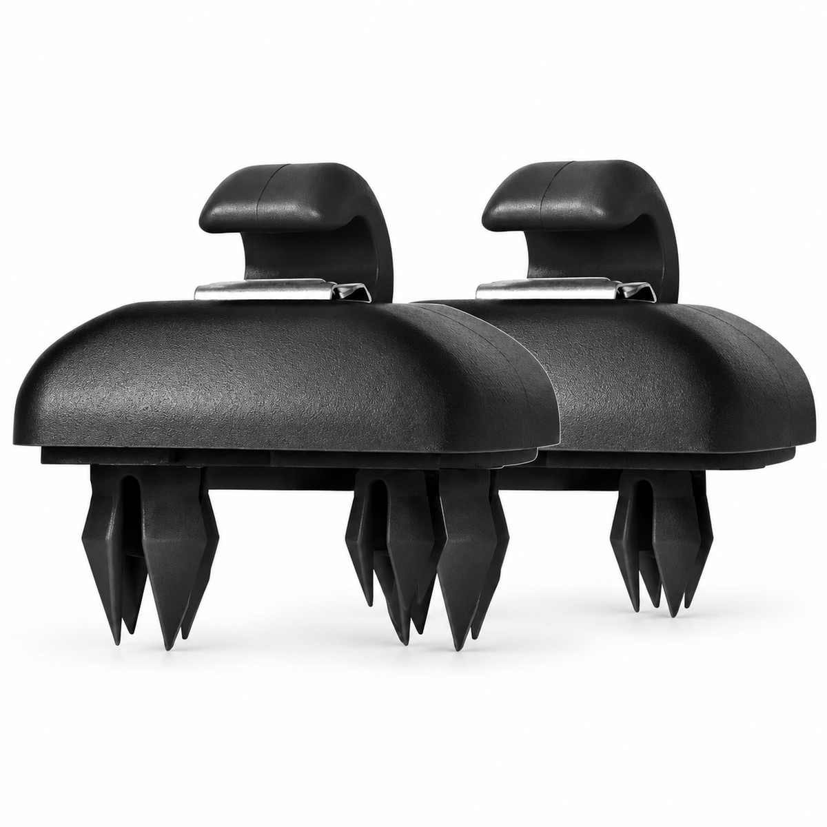 2pcs Sun Visor Clip Holder Hook for Audi A1 A3 A4 A5 Q3 Q5 TT Black 8U08575624PK – Y331/E234/2pcs-sunvisor – image 3