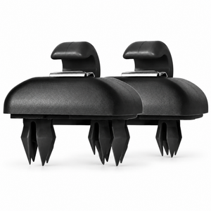 2pcs Sun Visor Clip Holder Hook for Audi A1 A3 A4 A5 Q3 Q5 TT Black 8U08575624PK – Y331/E234/2pcs-sunvisor – image 3