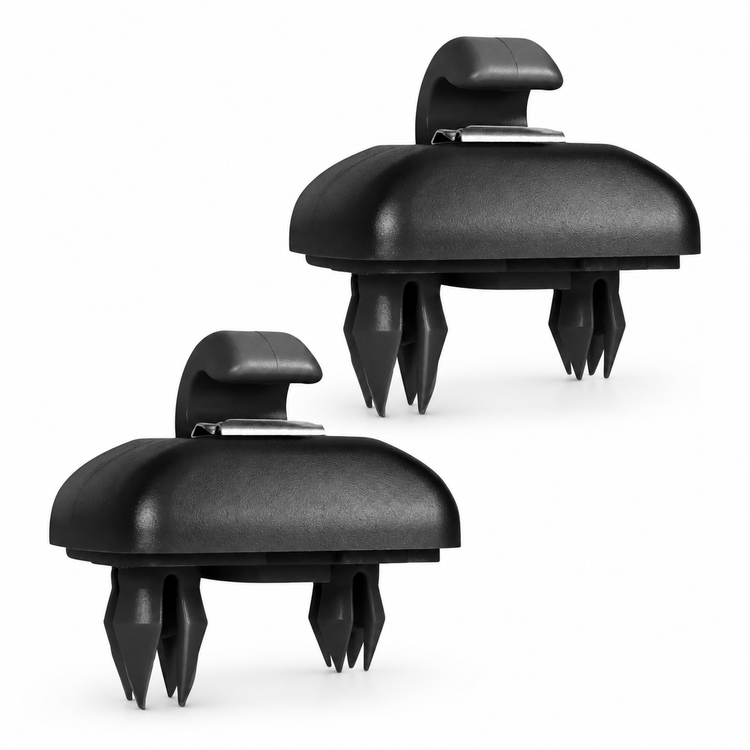 2pcs Sun Visor Clip Holder Hook for Audi A1 A3 A4 A5 Q3 Q5 TT Black 8U08575624PK – Y331/E234/2pcs-sunvisor – image 8