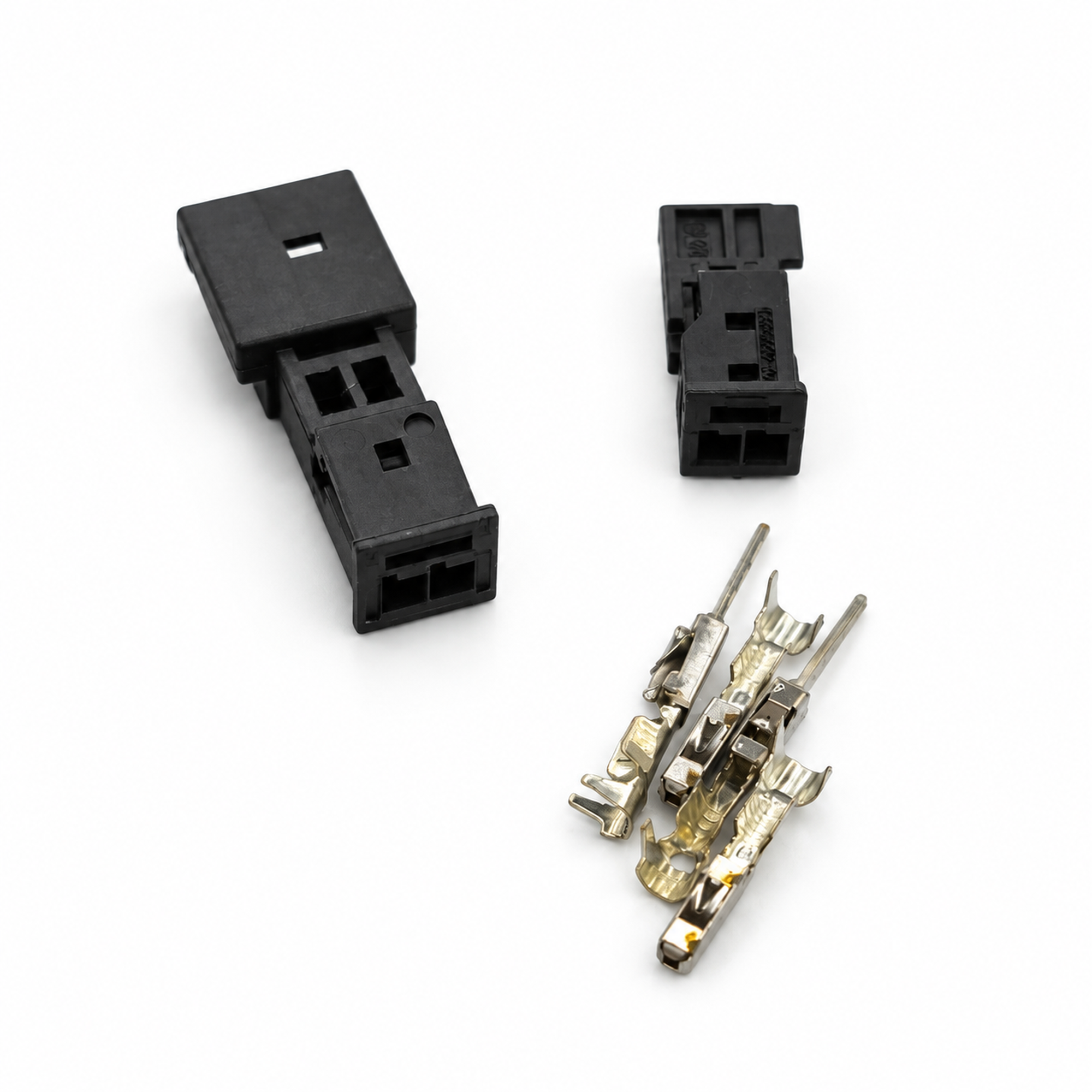Horn Harness Plug 2 Pin Connector 1-1718333-1 1-1452577-1 1-968699-1 Benz BMW – Y341/E324-2pin-pack-C168 – image 2
