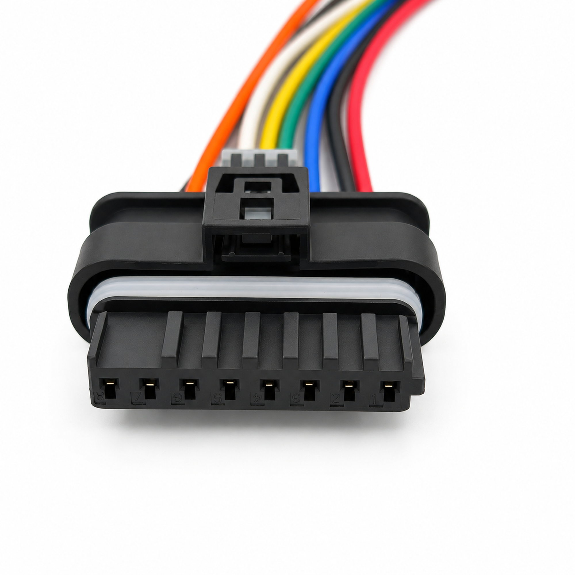 Radar Sensor Plug 8 Pin Connector 705-365 872-862-521 705-223 for Benz BMW – Y344/E322-8pin-wired-C400 – image 2