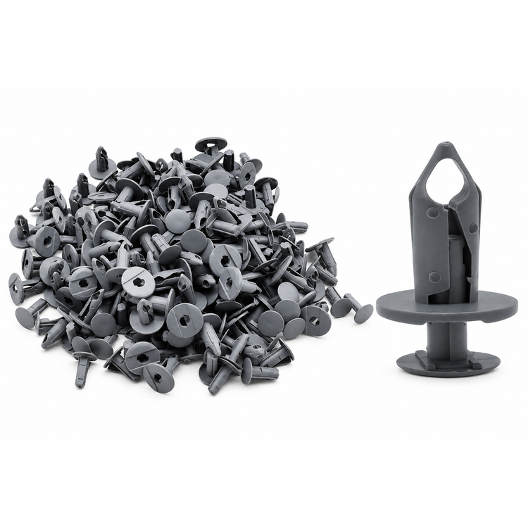 50-Piece Grey Trim Panel Fixing Clips for Transporter T4 T5 - Light Grey – Y35.O/50pcs/LightGrey – image 3