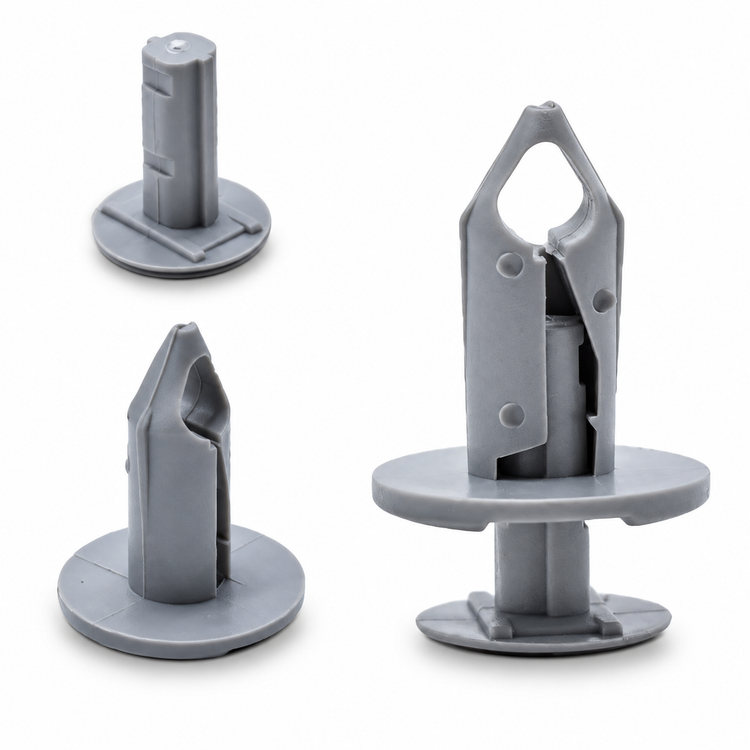 50-Piece Grey Trim Panel Fixing Clips for Transporter T4 T5 - Light Grey – Y35.O/50pcs/LightGrey – image 4
