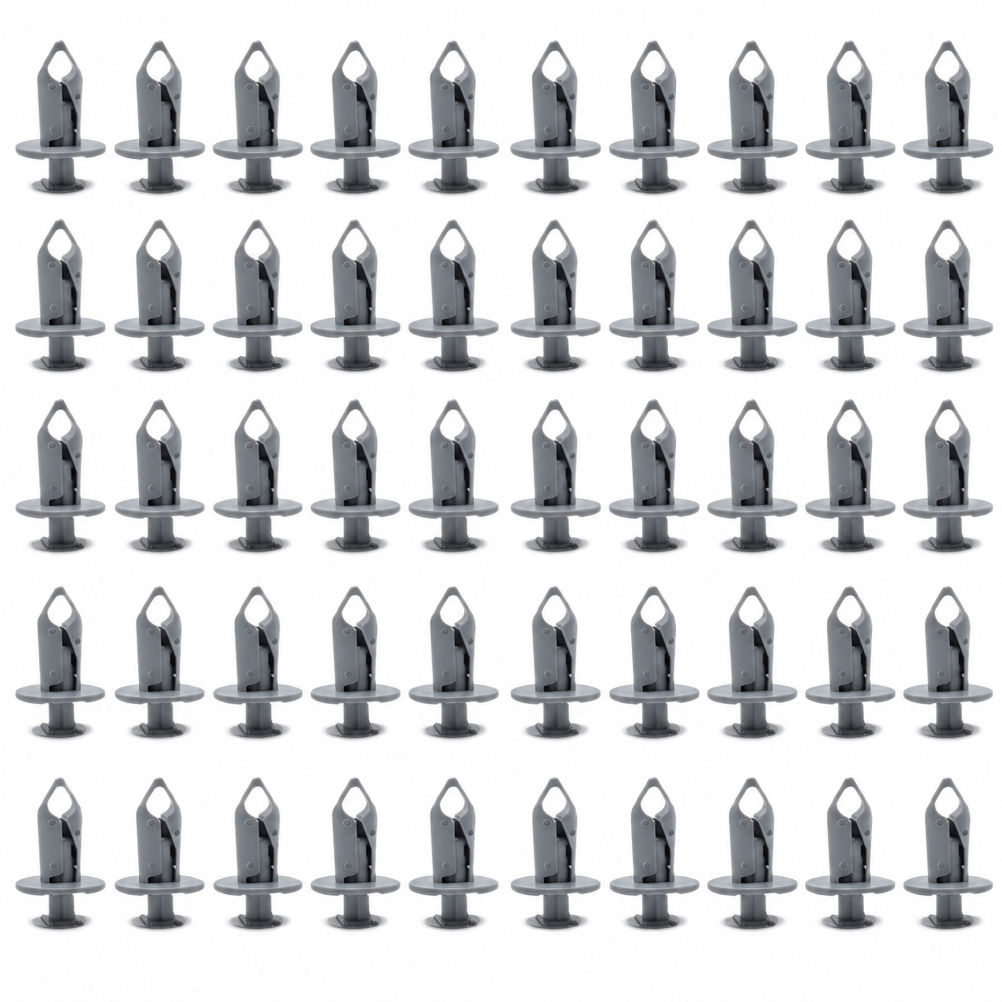 50-Piece Grey Trim Panel Fixing Clips for Transporter T4 T5 - Light Grey – Y35.O/50pcs/LightGrey – image 6