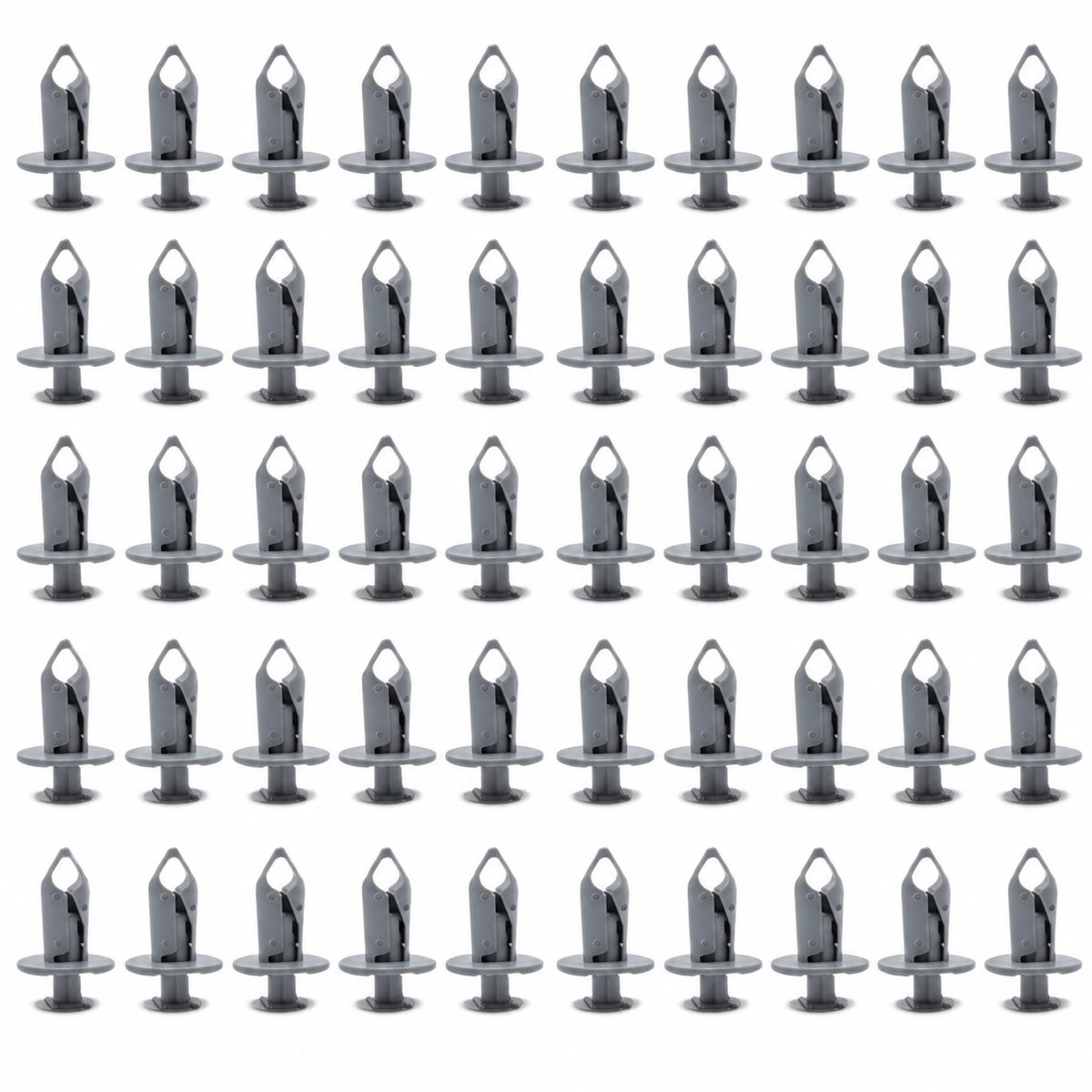 50-Piece Grey Trim Panel Fixing Clips for Transporter T4 T5 - Light Grey – Y35.O/50pcs/LightGrey – image 6