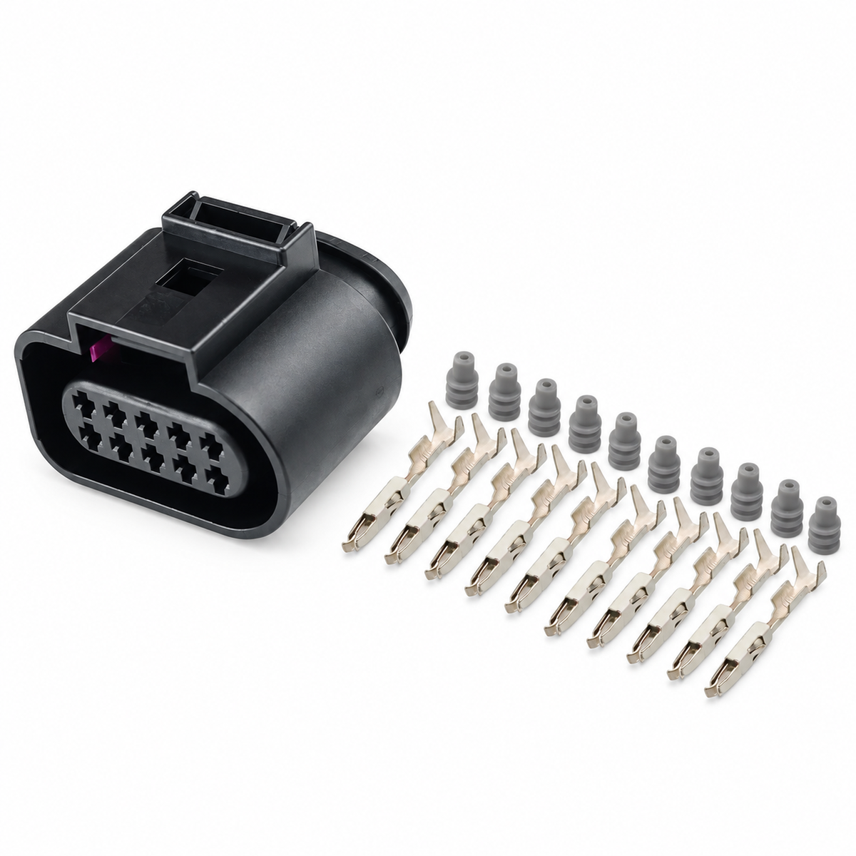 10 Pin Sealed Female JPT Connector Kit for VW AUDI VAG - 1J0973715 - 1J0 973 715 – Y45.O/10pin – image 2