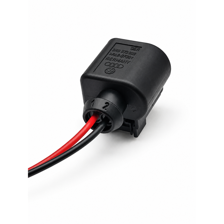 2 Pin For VW Audi Seat Skoda Pre-wired Wiring Loom Harness Repair Connector Plug Socket 8K0973702 8k0-973-702 – Y52.G/cable – image 6
