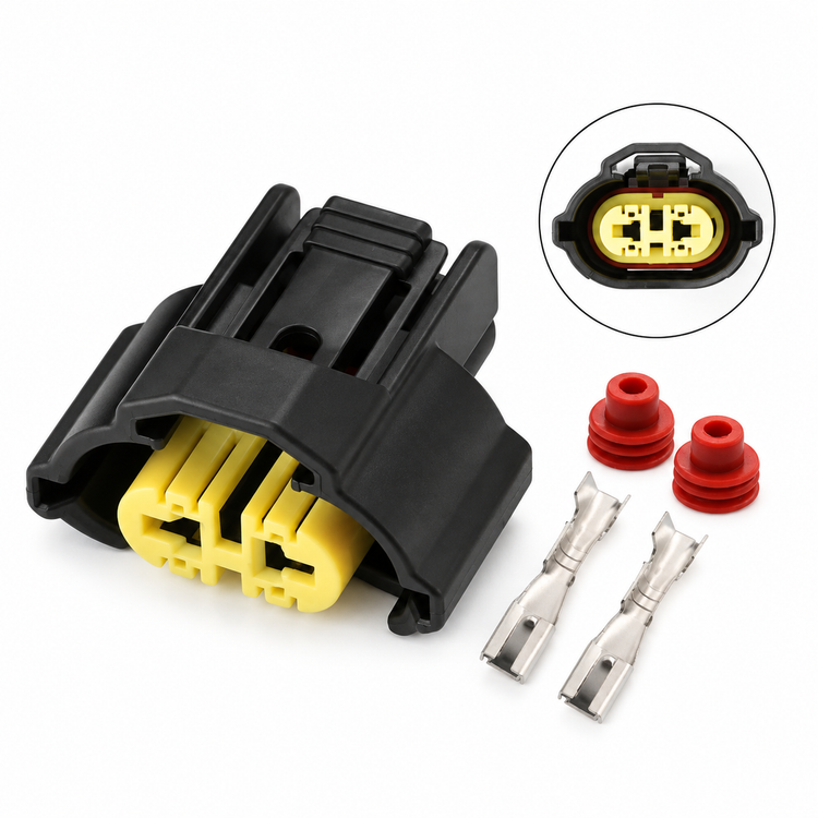 2 Pin H8 H11 Fog / Headlight Bulb Connector Plug Socket Holder FITS Nissan Qashqai – Y53.B/H11-2pin – image 2