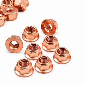 10x Copper Collar Exhaust Manifold Nuts M8x1.25 for Audi VW Seat Skoda N90894601 – Y57/10pcs-M274 – image 3