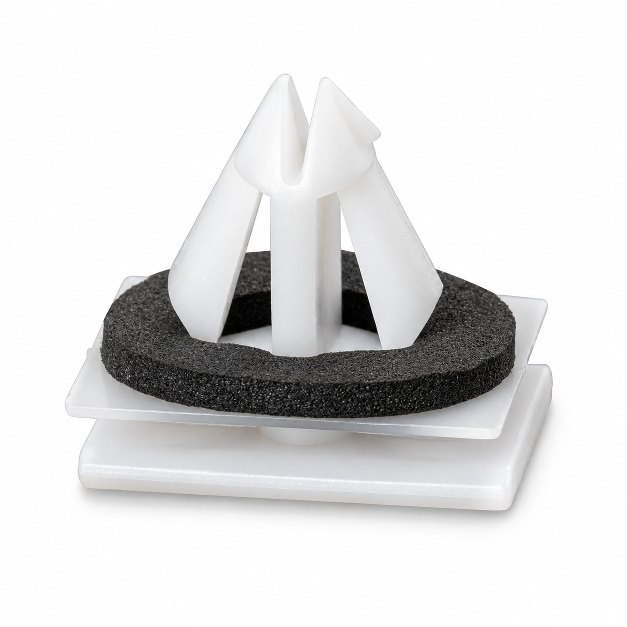 20pcs White Plastic Side Skirt Clips with Sponge Seal - 5270438 5264089 for Ford – Y58.R/20pcsclips – image 3