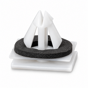 20pcs White Plastic Side Skirt Clips with Sponge Seal - 5270438 5264089 for Ford – Y58.R/20pcsclips – image 3