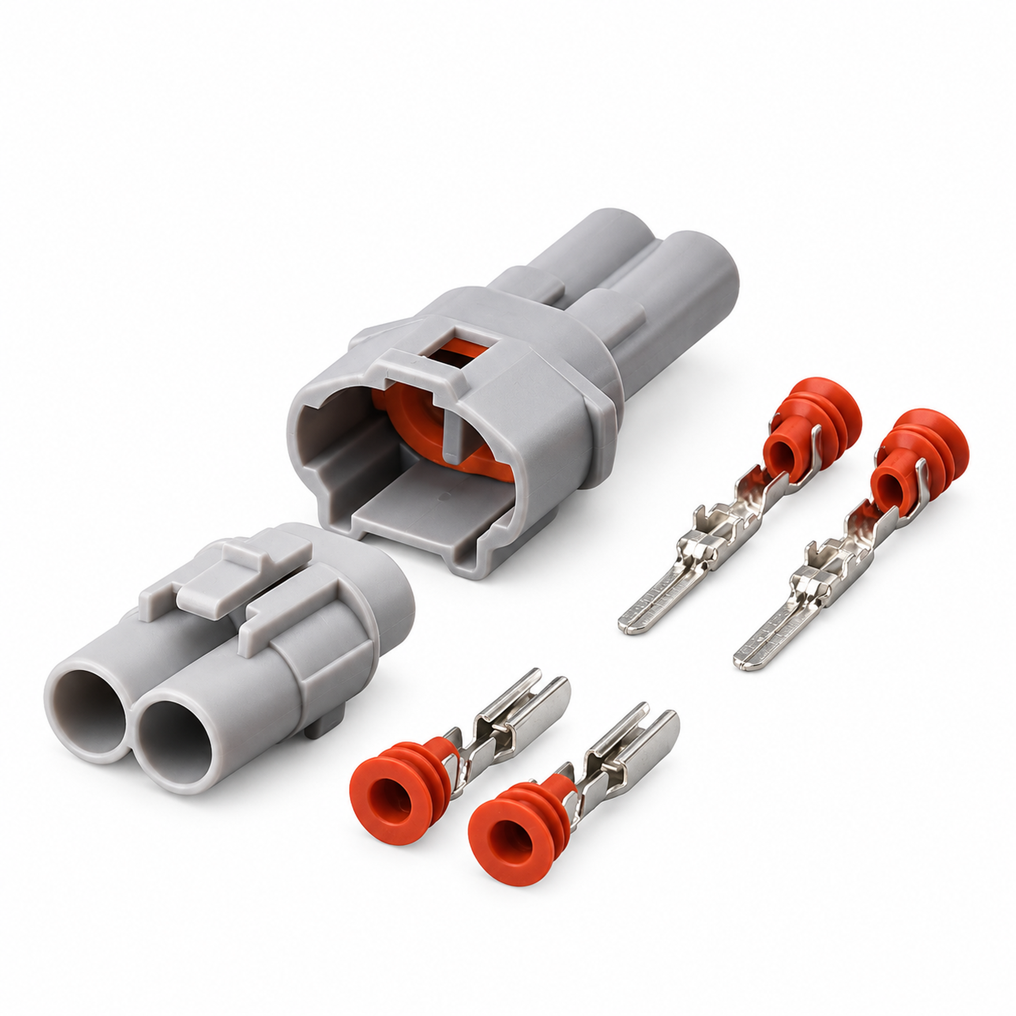 2 Pin Waterproof Connector Plug Set Fits Sumitomo MT090 - 6187-2311 6180-2321 – Y75.R/2PinM/F – image 6
