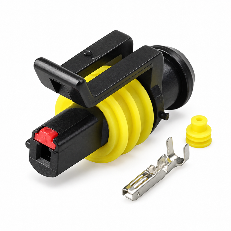 1 Pin Amp Superseal 1.5mm Connector with Seal & Pin 1-282079-2 – Y82/1pin – image 3